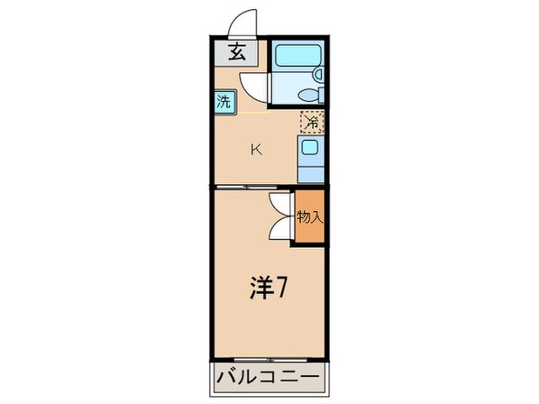 グリ－ンハイツ今池の物件間取画像